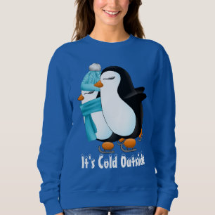 Cute Winter pinguins koud buiten sweater