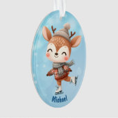 Cute Winter Reindeer Grandchild Christmas (devant)