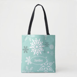 Cute Winter Snowflake Holiday Season Draagtas