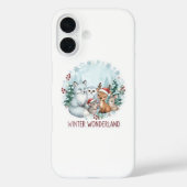 Cute Winter Wonderland Creatures iPhone/iPad Case (Achterkant)