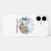 Cute Winter Wonderland Creatures iPhone/iPad Case (Achterkant (horizontaal))