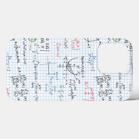 Cute Wiskunde Pattern Case-Mate iPhone Case (Achterkant (horizontaal))