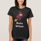 Cute Witch Matching Group Halloween Costume T-shirt (Voorkant)