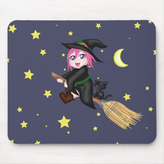 Cute Witch Muismat (Voorkant)