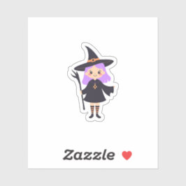 Cute Witch Sticker