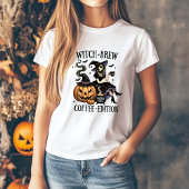 Cute Witch's Brew Coffee Edition Halloween Tshirt