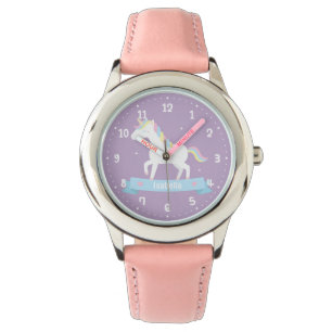 Cute Witte Eenhoorn Meisjes Horloge