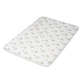 Cute Witte Gans Patroon Badmat (Gekanteld)
