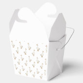 Cute Witte Gans Patroon Bedankdoosjes (Geopend)