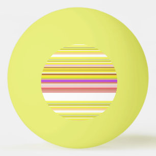 Cute witte gele strepen pingpongballen