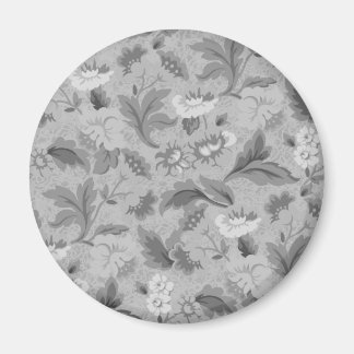 Cute witte grijze bloem achtergrondontwerp All-Ove Magneet