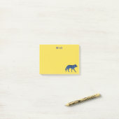 Cute Wolf Woodland Theme Post-it® Notes (Op bureau)