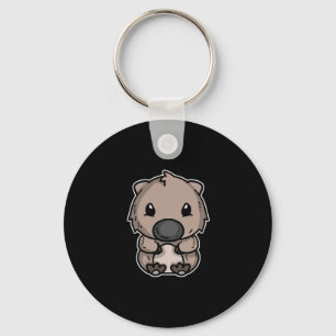 Cute Wombat Animal Gift Sleutelhanger