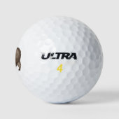 Cute wombat golfballen (Logo)