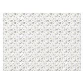 Cute Woodland Animal Doodle Pattern Tafelkleed (Voorkant (Horizontaal))