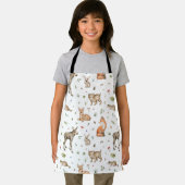 Cute Woodland Animal Pattern Schort (Insitu)