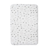 Cute Woodland Animal Track Pattern Badmat (Voorkant Verticaal)