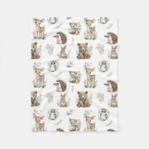 Cute Woodland Animal Watercolour