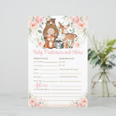 Cute Woodland Animals Baby Predics & Advice (Staand voorkant)