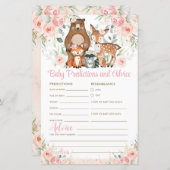 Cute Woodland Animals Baby Predics & Advice (Voorkant / Achterkant)