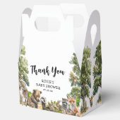 Cute Woodland Animals Baby shower Bedankdoosjes (Geopend)