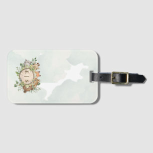 Cute Woodland Animals Bagagelabel