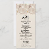 Cute Woodland Animals Nordic Pattern Kerstmis Kaart (Voorkant)