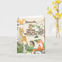 Cute Woodland Animals Scripture Blessing for Kids