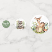 Cute Woodland Animaux Baby shower Table Confetti (Devant)