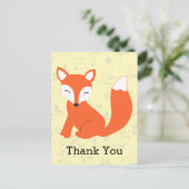 Cute Woodland Baby Fox Briefkaart (Staand voorkant)