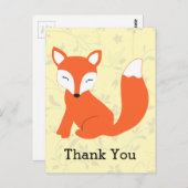 Cute Woodland Baby Fox Briefkaart (Voorkant / Achterkant)