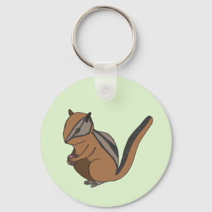 Cute Woodland Chipmunk Sleutelhanger