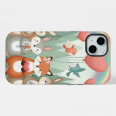Cute Woodland Creature arc-en-ciel valentine's (Verso Horizontal)