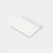 Cute Woodland Creatures Pattern Baby shower Post-it® Notes (Schuin)