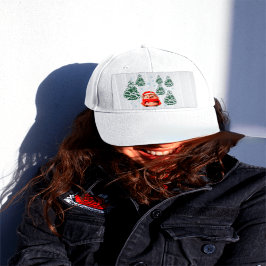Cute Woodland Egelnat Kerstmuts voor Truckers | Fe Trucker Pet
