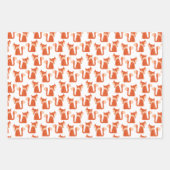 Cute Woodland Forest Fox Pattern Inpakpapier Vel (Voorkant 3)