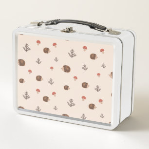 Cute Woodland Hedégel & Mushroom Pattern