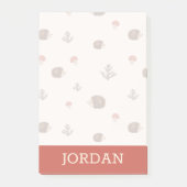 Cute Woodland Hedégel & Mushroom Pattern Post-it® Notes (Voorkant)