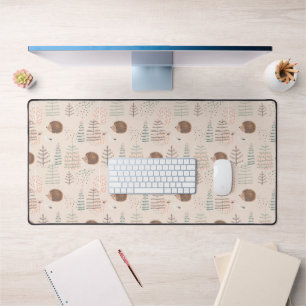 Cute Woodland Hedegel Pattern Bureaumat