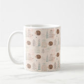 Cute Woodland Hedegel Pattern Koffiemok (Links)