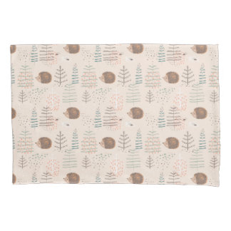 Cute Woodland Hedegel Pattern Kussensloop