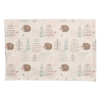 Cute Woodland Hedegel Pattern Kussensloop