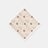 Cute Woodland Hedegel Pattern Servet (Hoek)