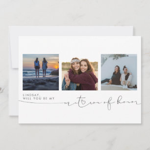 Cute word jij mijn matron van drie foto's.