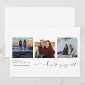 Cute word m'n Bridesmaid drie foto's. (Voorkant / Achterkant)