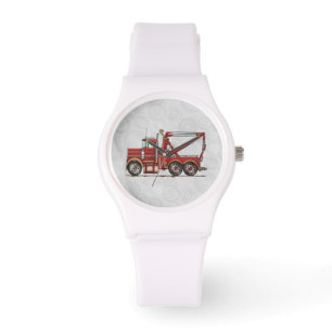Cute Wrecker Truck Horloge