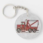 Cute Wrecker Truck Sleutelhanger (Voorkant)