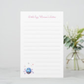 Cute Writing Paper for Children Briefpapier (Staand voorkant)