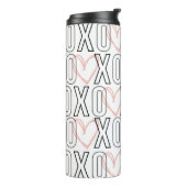 Cute XOXO-Valentijnsdag Thermosbeker (Gedraaid links)