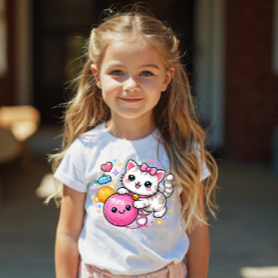 Cute Y2K Kitty Sparkle Peuter T-shirt